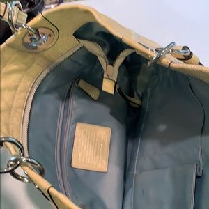 Patent leather bag 13” h by 15” w